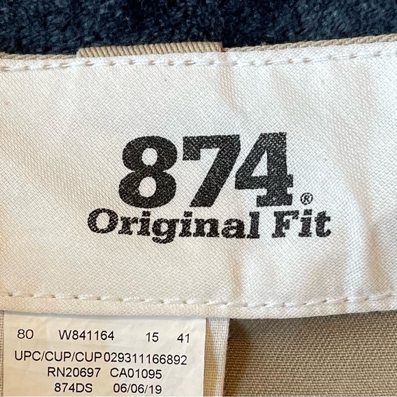 Dickies Original 874 Khaki - 36x32” - Picture 3 of 6